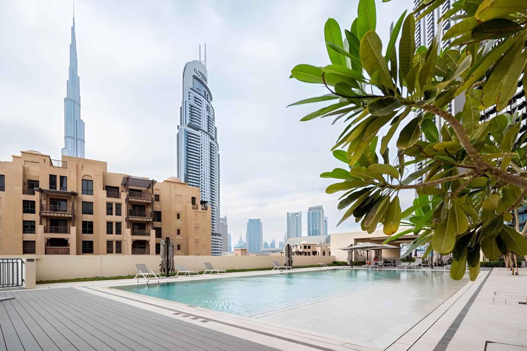 The Burj Khalifa Suite Luxury 2-Bed In Burj Royale Dubai Eksteriør bilde