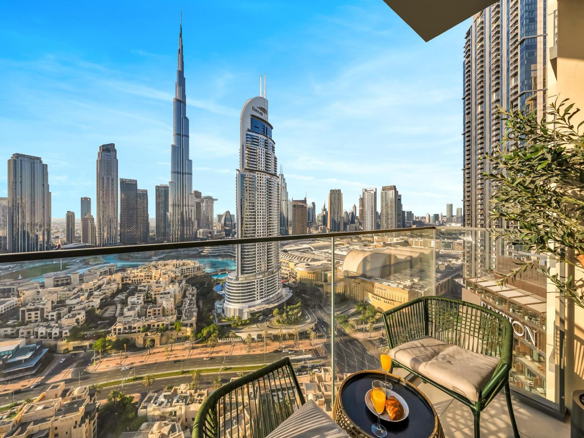 The Burj Khalifa Suite Luxury 2-Bed In Burj Royale Dubai Eksteriør bilde
