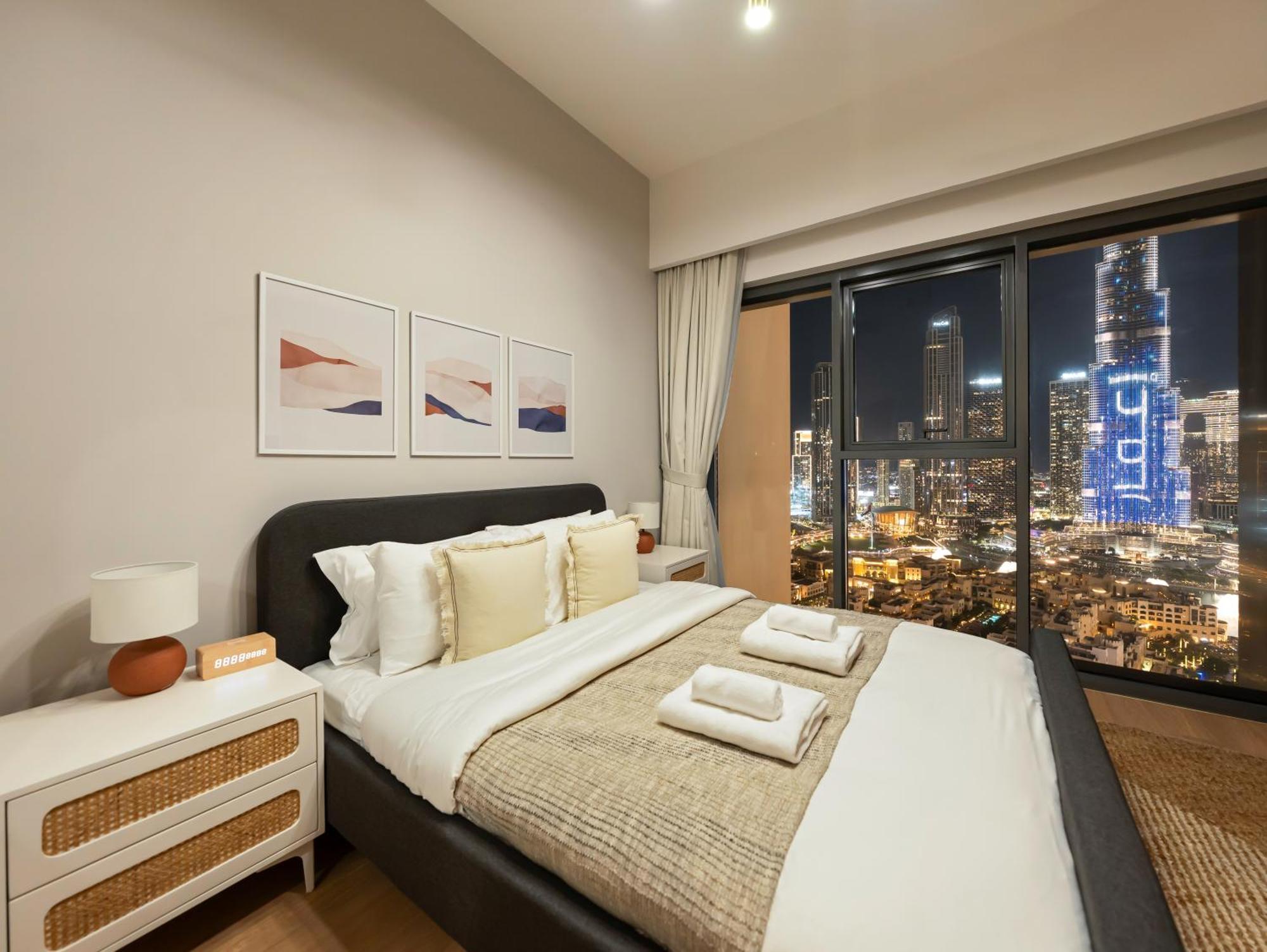The Burj Khalifa Suite Luxury 2-Bed In Burj Royale Dubai Eksteriør bilde