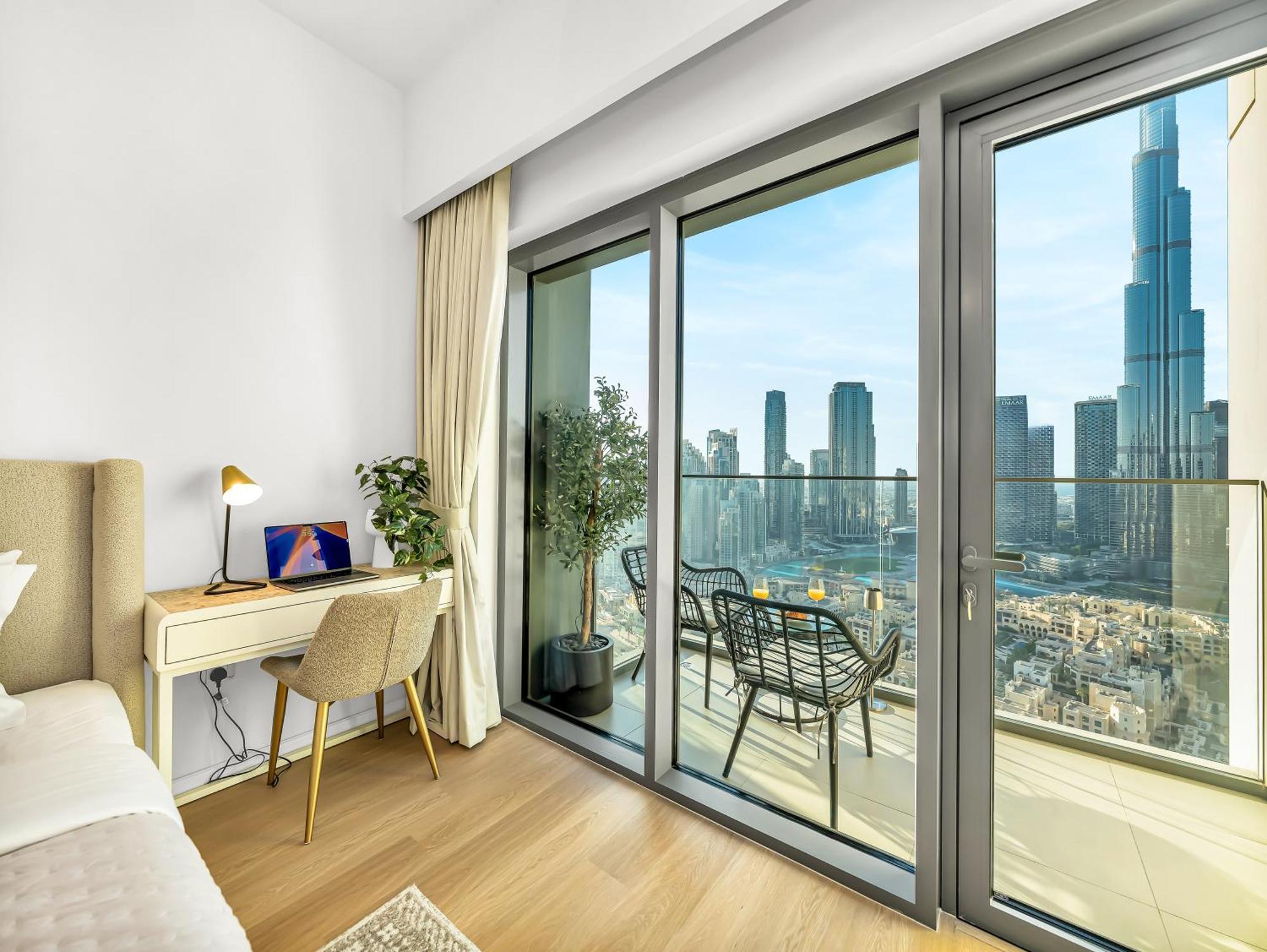 The Burj Khalifa Suite Luxury 2-Bed In Burj Royale Dubai Eksteriør bilde