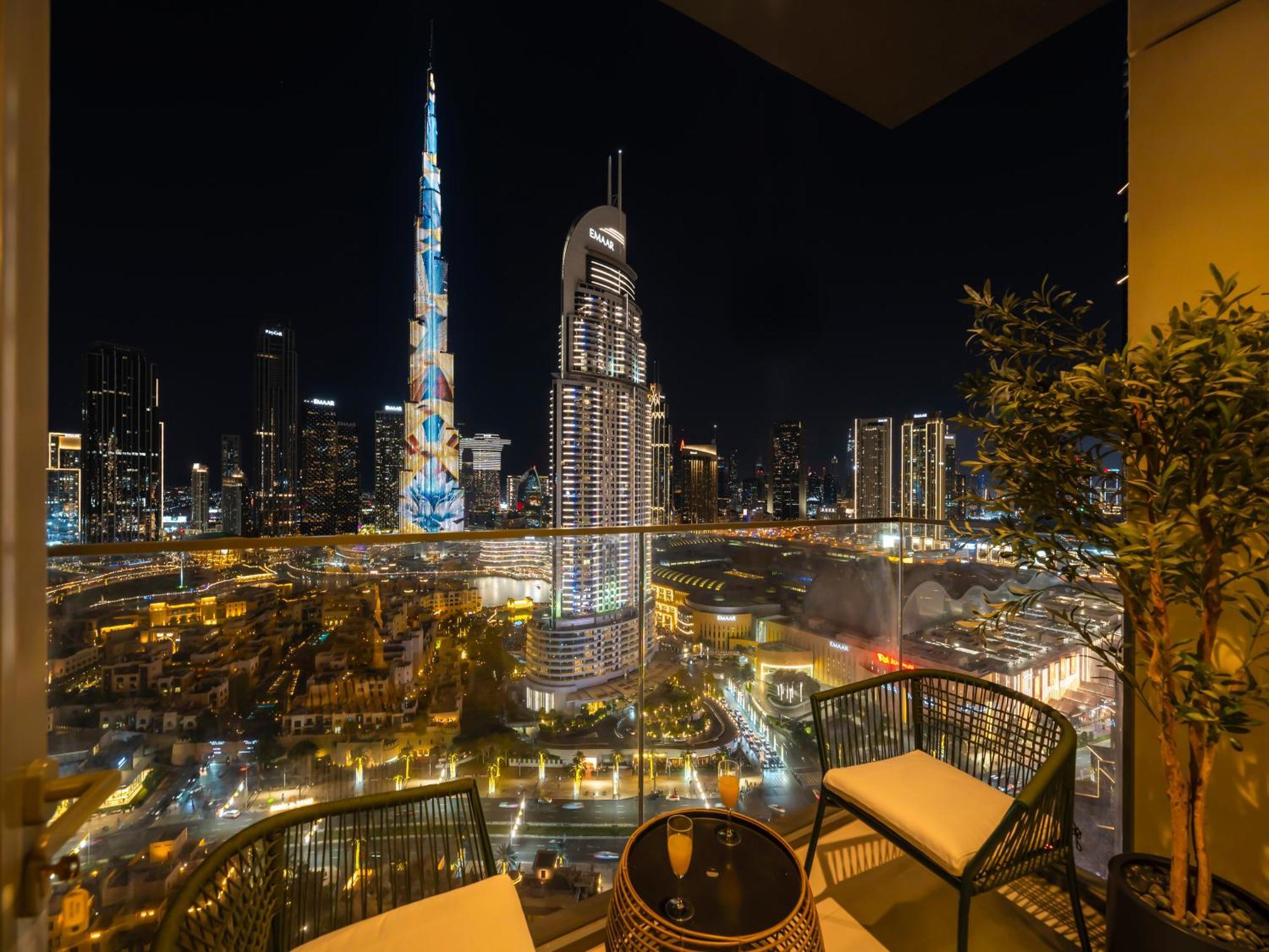 The Burj Khalifa Suite Luxury 2-Bed In Burj Royale Dubai Eksteriør bilde