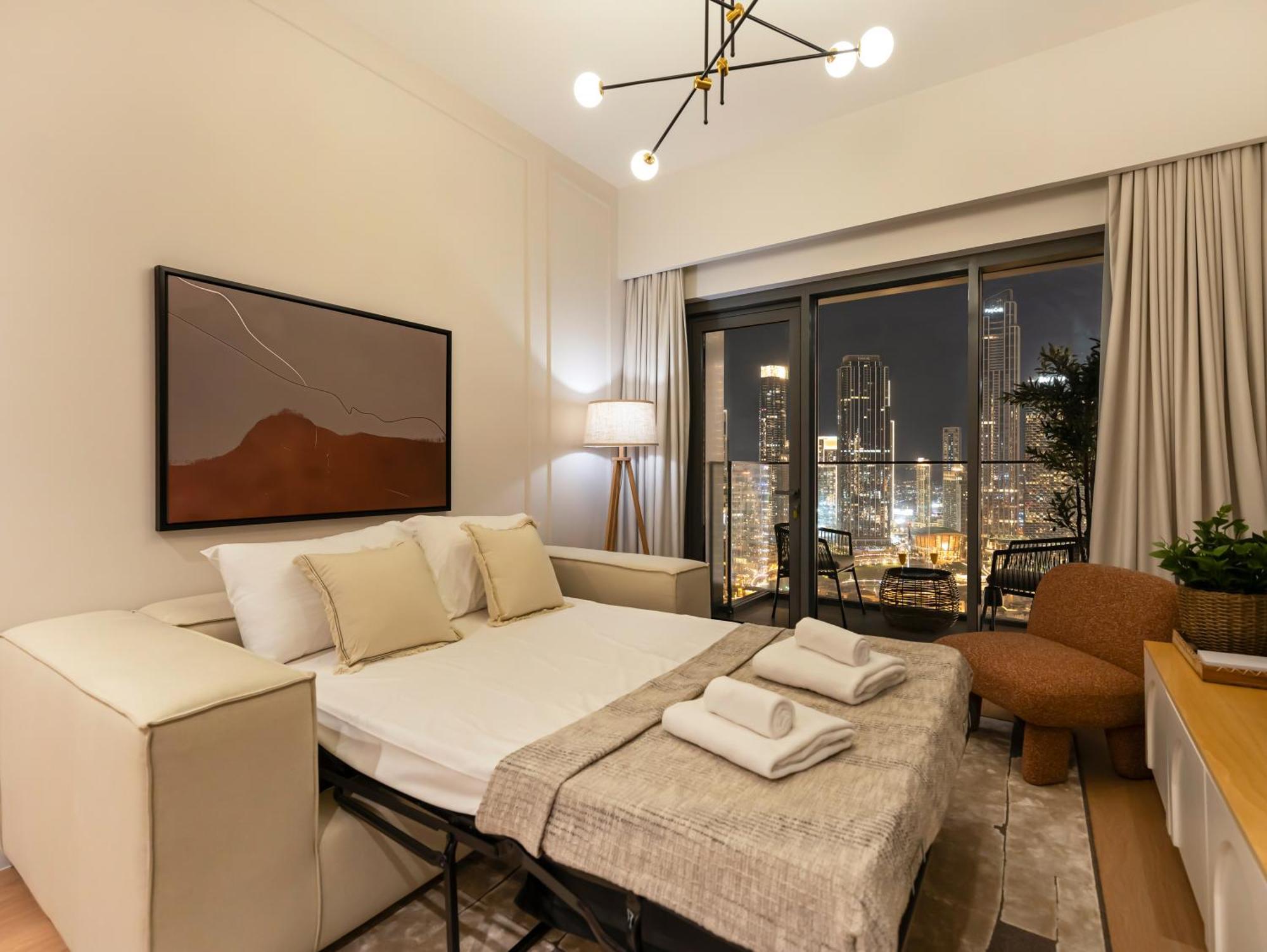 The Burj Khalifa Suite Luxury 2-Bed In Burj Royale Dubai Eksteriør bilde